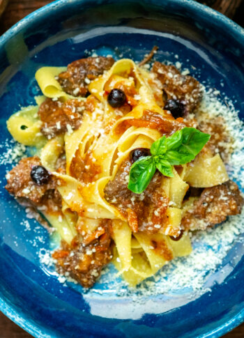 pasta met olijven